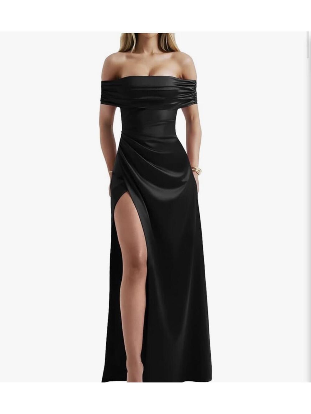 Viral OYS Off the Shoulder Formal Maxi Dress
